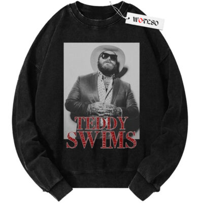 Teddy Swims, Singer Vintage Sweater, Vintage Sweater