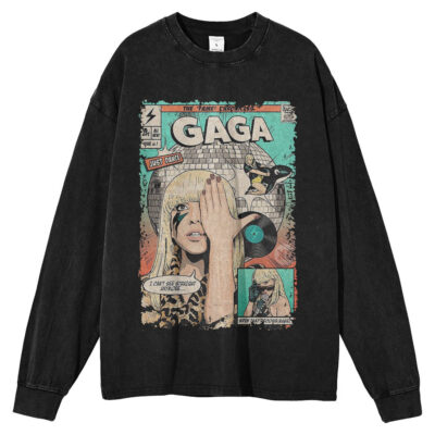 Lady Gaga, Singer Long Sleeve Tee, Long Sleeve Tee