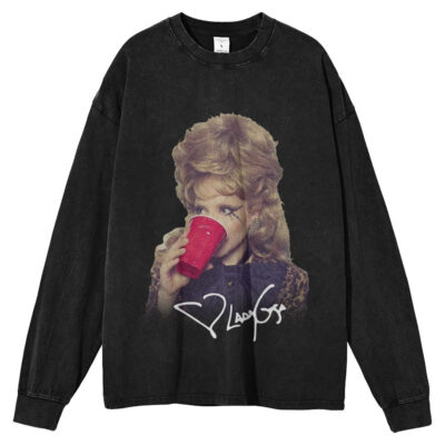 Lady Gaga, Singer Long Sleeve Tee, Long Sleeve Tee