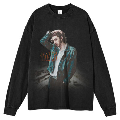 Hozier, Singer Long Sleeve Tee, Long Sleeve Tee