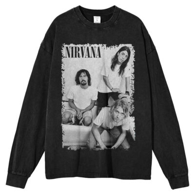 Nirvana, Band Long Sleeve Tee, Long Sleeve Tee