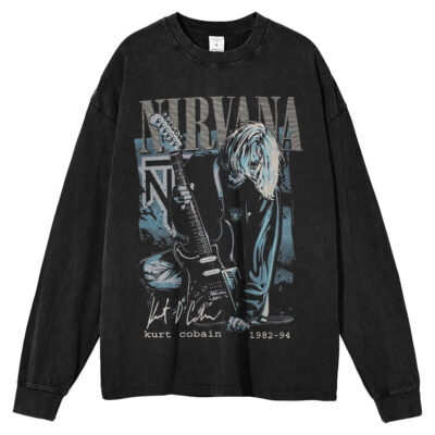 Nirvana, Band Long Sleeve Tee, Long Sleeve Tee