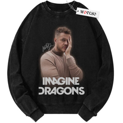 Dan Reynolds, Imagine Dragons, Singer Vintage Sweater, Vintage Sweater