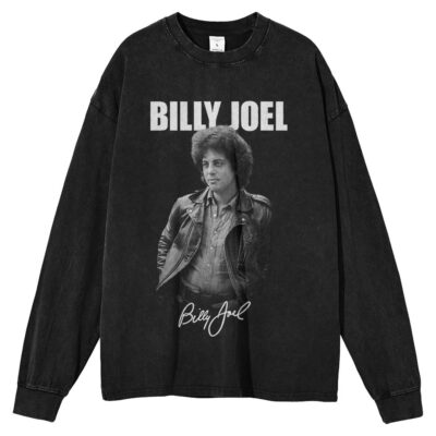 Billy Joel, Singer Long Sleeve Tee, Long Sleeve Tee