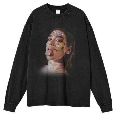 Dua Lipa Sour, Singer Long Sleeve Tee, Long Sleeve Tee