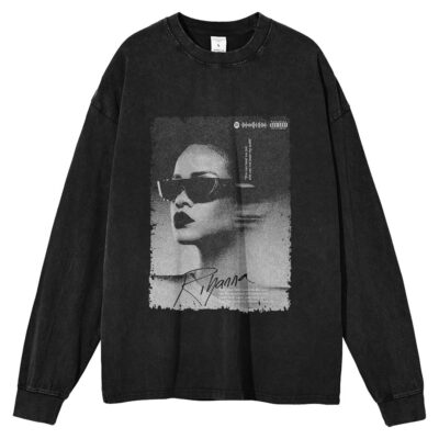 Rihanna, Singer Long Sleeve Tee, Long Sleeve Tee