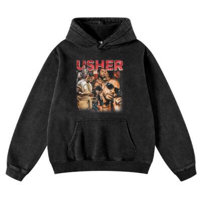 Usher, Rapper Vintage Hoodie, Vintage Hoodie