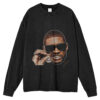 Usher, Rapper Long Sleeve Tee, Long Sleeve Tee