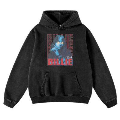 Billie Eilish, Singer Vintage Hoodie, Vintage Hoodie