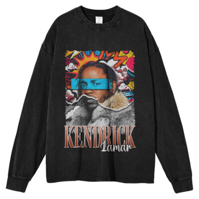 Kendrick Lamar, Rapper Long Sleeve Tee, Long Sleeve Tee