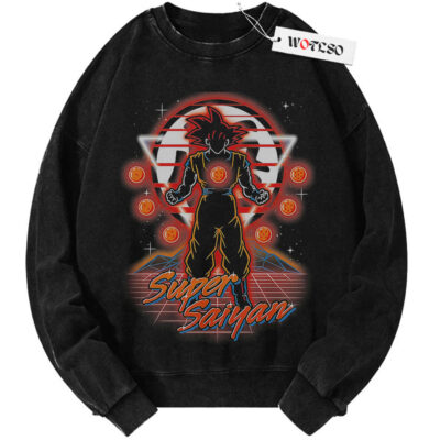 Goku Shirt, Dragon Ball Anime Shirt, Vintage Sweater