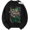 Roronoa Zoro Shirt, One Piece Anime Shirt, Vintage Sweater