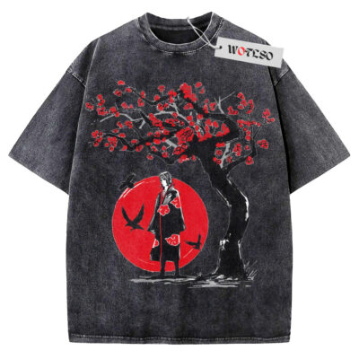 Uchiha Itachi Shirt, Naruto Shippuden Anime Shirt, Vintage Tee