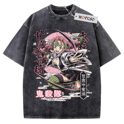 Mitsuri Shirt, Kimetsu no Yaiba Anime Shirt, Vintage Tee