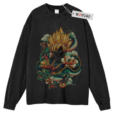 Goku Shirt, Dragon Ball Anime Shirt, Long Sleeve Tee