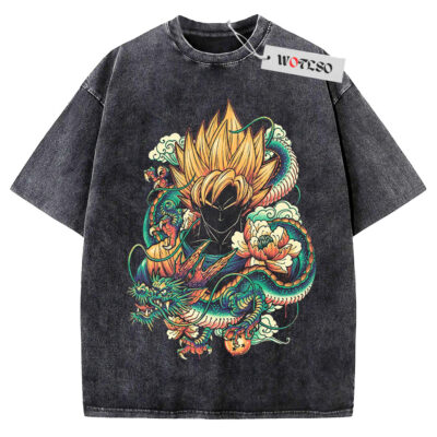 Goku Shirt, Dragon Ball Anime Shirt, Vintage Tee