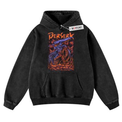 Guts Hoodie, Berserk Anime Hoodie, Vintage hoodie