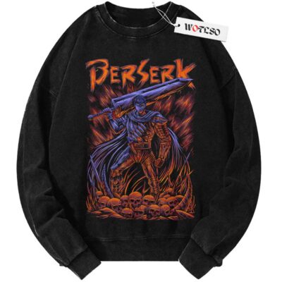 Guts Sweater, Berserk Anime Sweater, Vintage Sweater