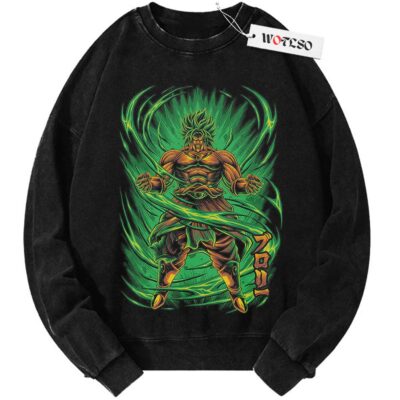 Broly Sweater, Dragon Ball Anime Sweater, Vintage Sweater