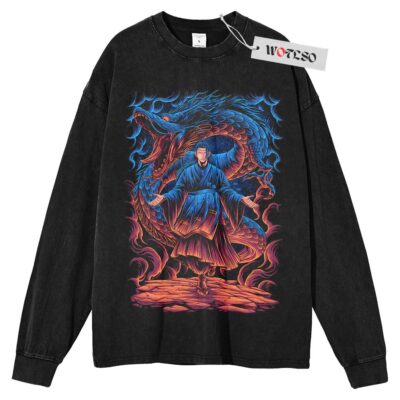 Suguru Geto Long Sleeve Tee, Jujutsu Kaisen Anime Long Sleeve Tee, Long Sleeve Tee