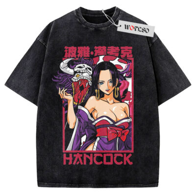 Hancock Shirt, One Piece Anime Shirt, Vintage Tee