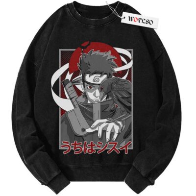 Uchiha Shisui Sweater, Naruto Shippuden Anime Sweater, Vintage Sweater