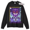 Gengar Long Sleeve Tee, Pokemon Anime Long Sleeve Tee, Long Sleeve Tee