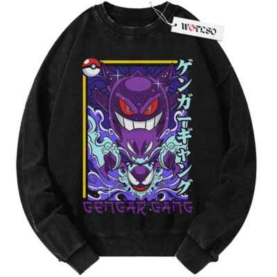 Gengar Sweater, Pokemon Anime Sweater, Vintage Sweater