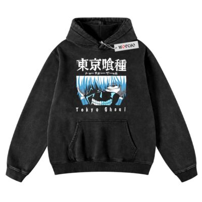 Kaneki Ken Hoodie, Tokyo Ghoul Anime Hoodie, Vintage Hoodie