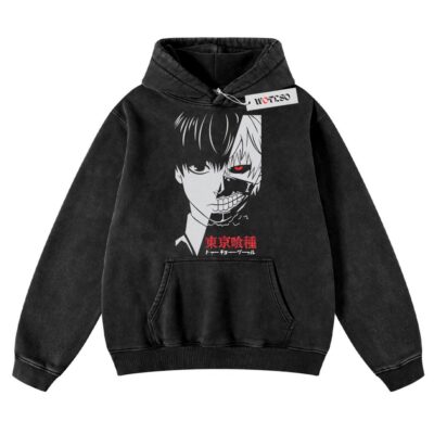 Kaneki Ken Hoodie, Tokyo Ghoul Anime Hoodie, Vintage Hoodie