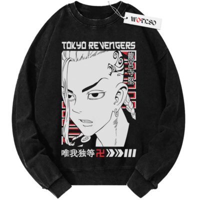 Ken Ryuguji Sweater, Tokyo Revengers Anime Sweater, Vintage Sweater