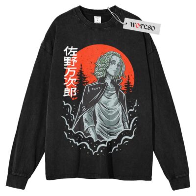 Mikey Long Sleeve Tee, Tokyo Revengers Anime Long Sleeve Tee, Long Sleeve Tee