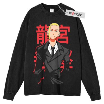 Ken Ryuguji Long Sleeve Tee, Tokyo Revengers Anime Long Sleeve Tee, Long Sleeve Tee