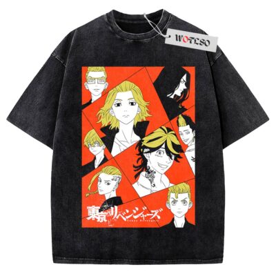 Tokyo Manji Gang T-Shirt, Tokyo Revengers Anime T-Shirt, Vintage Tee