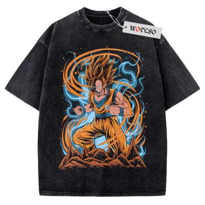 Goku T-Shirt, Dagonball Z Anime T-Shirt, Vintage Tee