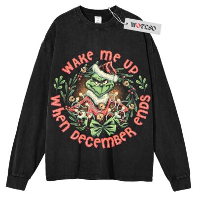 The Grinch Long Sleeve Tee, The Grinch Christmas Long Sleeve Tee, Long Sleeve Tee