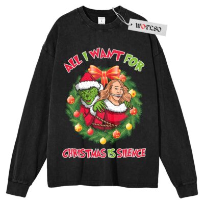 The Grinch Long Sleeve Tee, The Grinch Christmas Long Sleeve Tee, Long Sleeve Tee