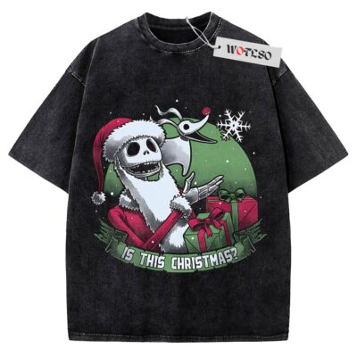 Nightmare Before christmas Shirt, "Is This Christmas?" Christmas Shirt, Vintage Tee