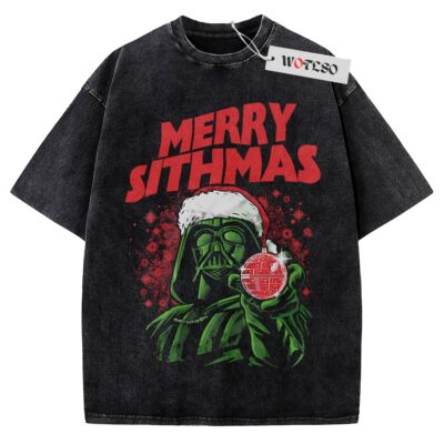 Star War, Darth Vader Shirt, Merry Sithmas Christmas Shirt, Vintage Tee