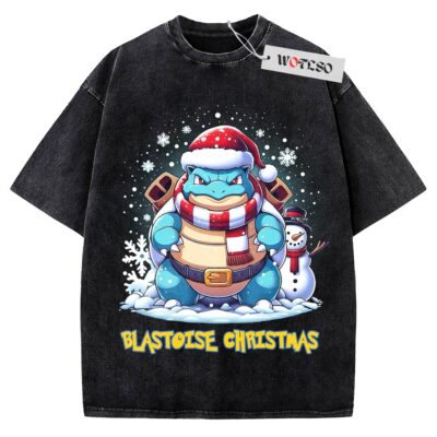 Blastoise Pokemon Shirt, Pokemon Shirt, Pokemon Christmas Shirt, Anime Shirt, Vintage Tee