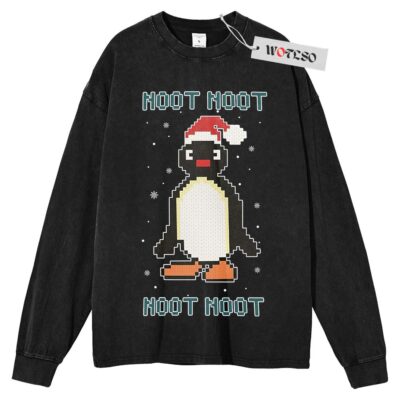 Knot Knot Meme Sweater, Funny Meme Sweater, Christmas Meme Sweater, Adult Christmas Sweater, Long Sleeve Sweater