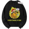 This is fine meme Sweater, Funny Meme Sweater, Christmas Meme Sweater, Adult Christmas Sweater, Vintage Sweater