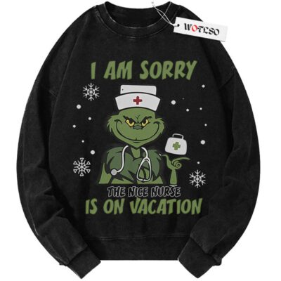 The Grinch Sweater, Holiday Sweater, Christmas Movie Sweater, Adult Sweater, Vintage Sweater