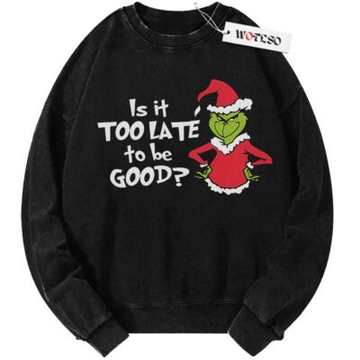 The Grinch Sweater, Holiday Sweater, Christmas Movie Sweater, Adult Sweater, Vintage Sweater