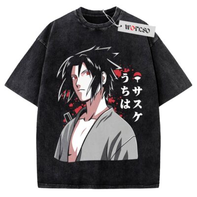 Uchiha Sasuke Shirt, Naruto Shippuden Shirt, Anime Shirt, Anime Adult Shirt, Vintage Tee