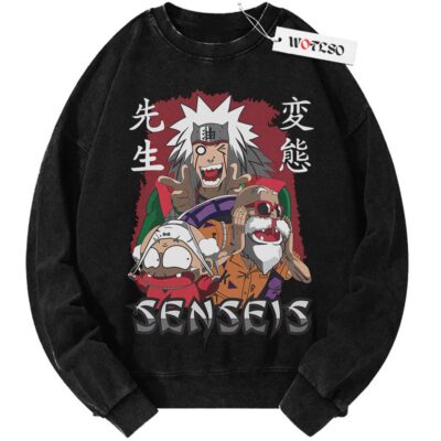 Jiraiya Sweater, Naruto Shippuden Sweater, Anime Sweater, Anime Adult Sweater, Vintage Sweater