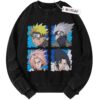 Kakashi Squad Sweater, Naruto Shippuden Sweater, Anime Sweater, Anime Adult Sweater, Vintage Sweater