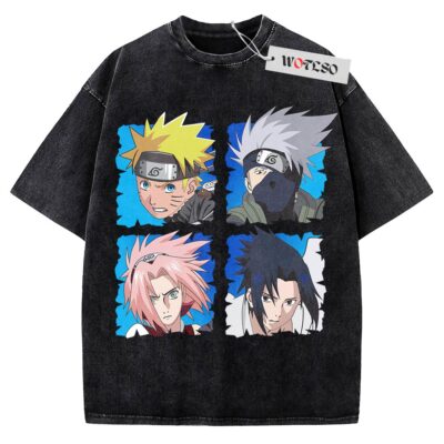 Kakashi Squad Shirt, Naruto Shippuden Shirt, Anime Shirt, Anime Adult Shirt, Vintage Tee