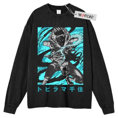 Senju Tobirama Sweater, Naruto Shippuden Sweater, Anime Sweater, Anime Adult Sweater, Long Sleeve Sweater