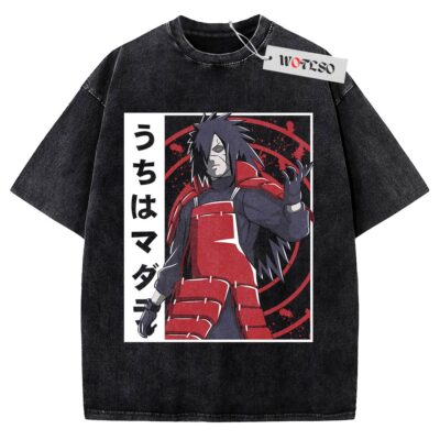 Uchiha Madara Shirt, Naruto Shippuden Shirt, Anime Shirt, Anime Adult Shirt, Vintage Tee